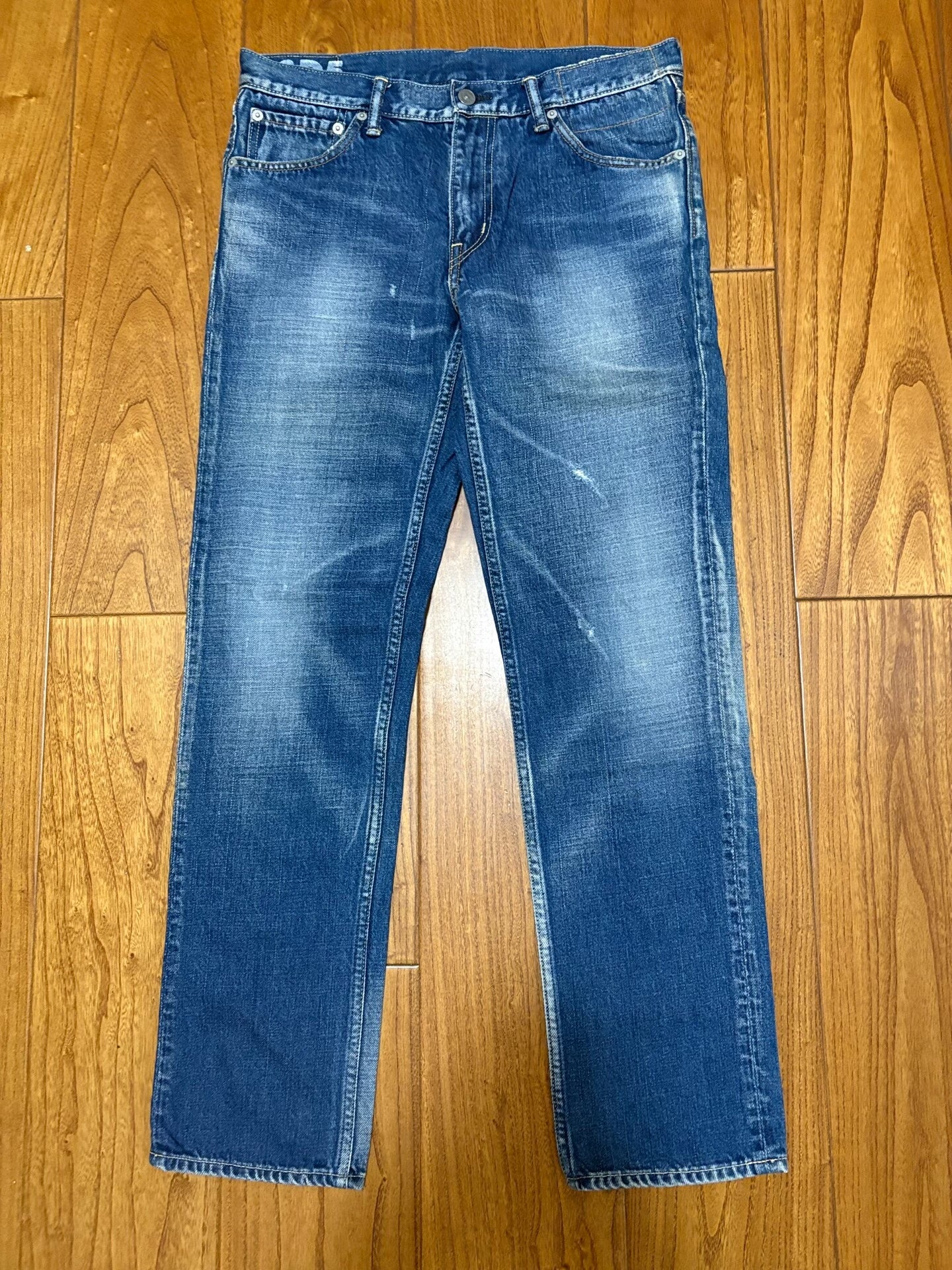 VISVIM 03D5 Washed Distressed Jeans