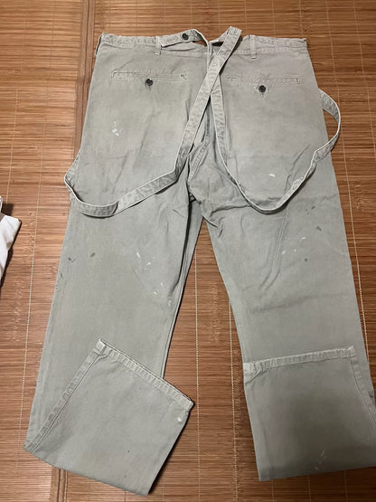 VISVIM 21AW TRAVAILLER BRACES PANTS DMGD