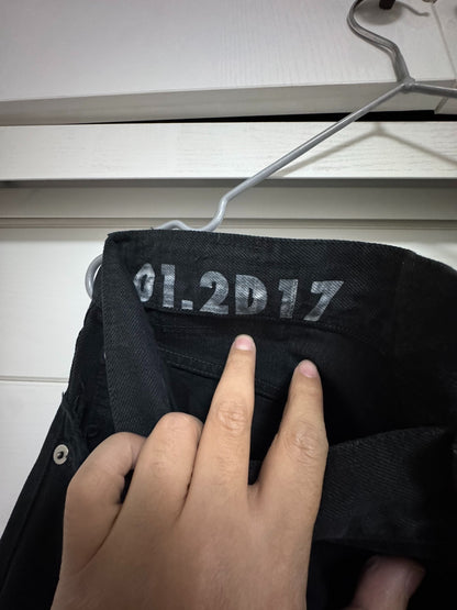visvim 21ss Distressed Black Jeans