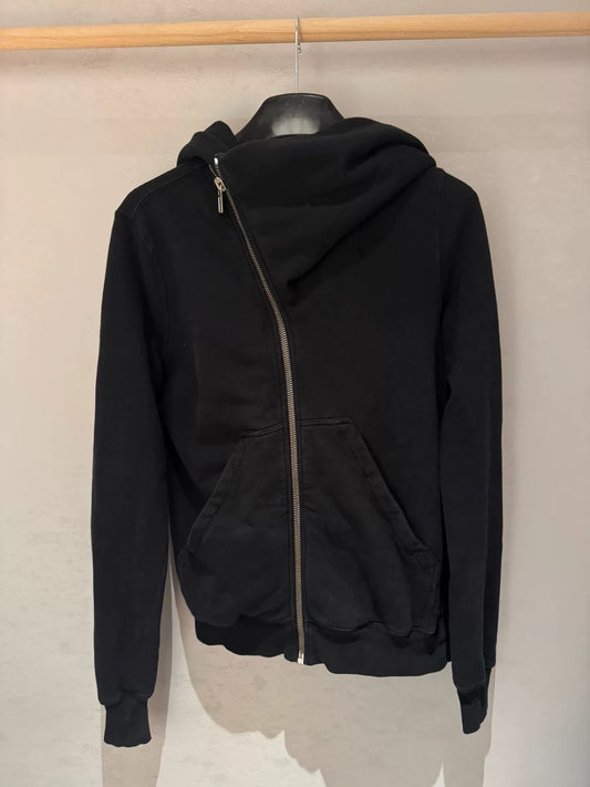 rick owens drkshdw zip-up hooded jacket
