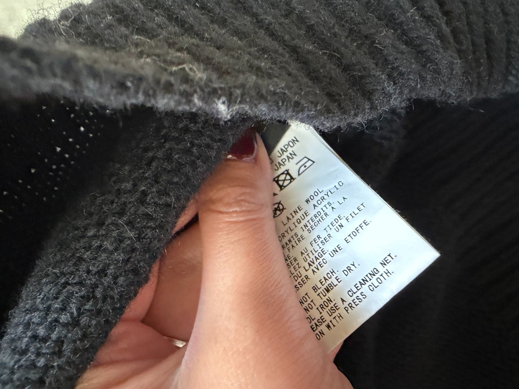 Yohji Yamamoto RISMAT by Y's Sweater