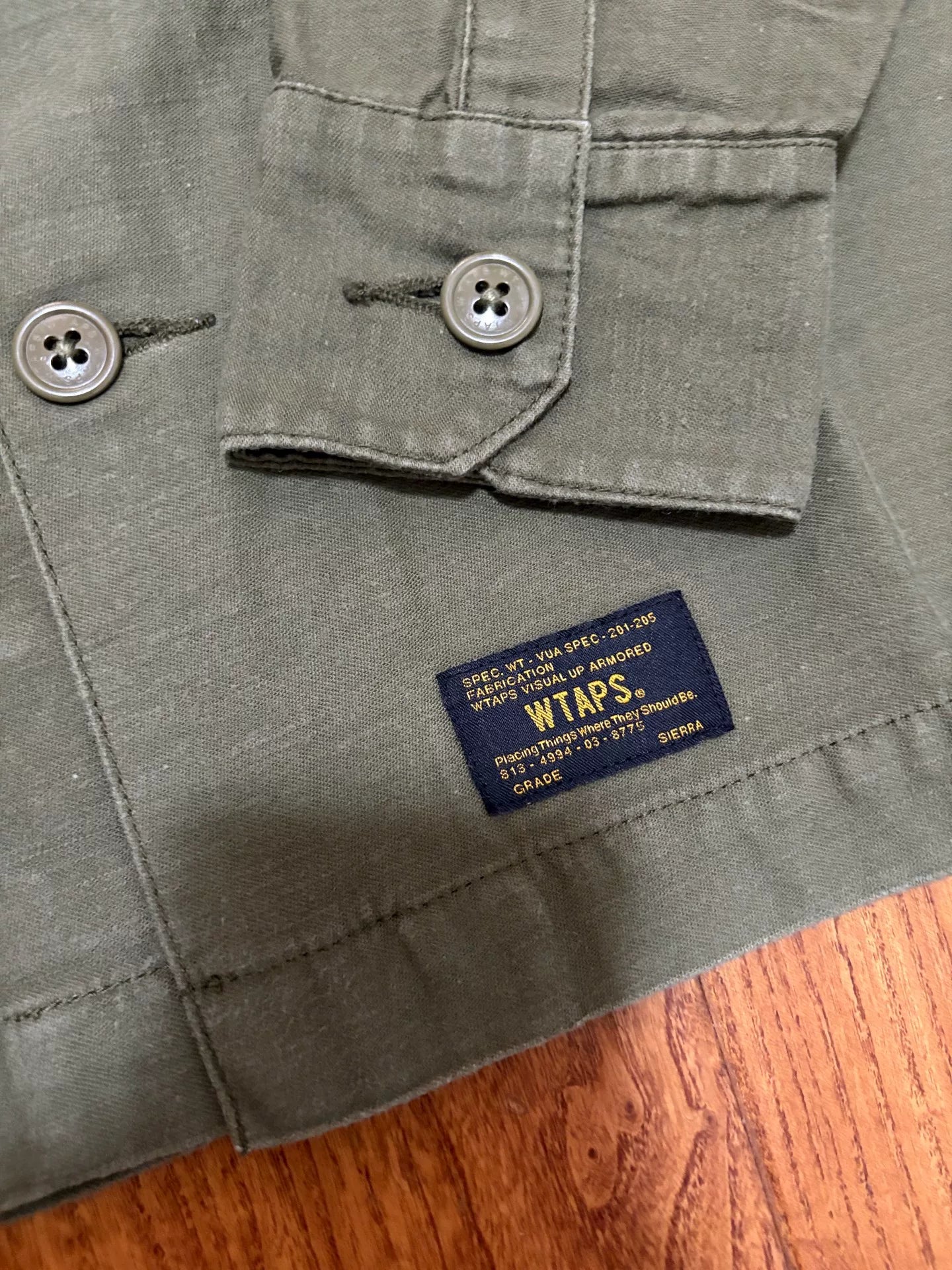 WTAPS BUDS 17SS Military Utility Shirt