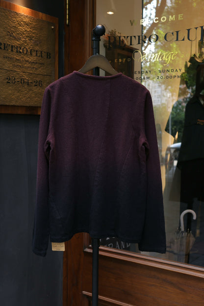 Yohji Yamamoto I Wish Purple Gradient Cardigan