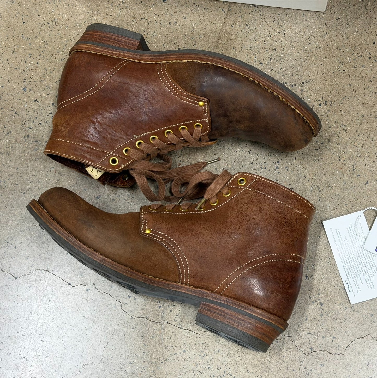 Visvim Brigadier Boots Folk Brown