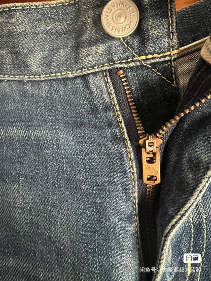 visvim distressed denim pants for stylish looks