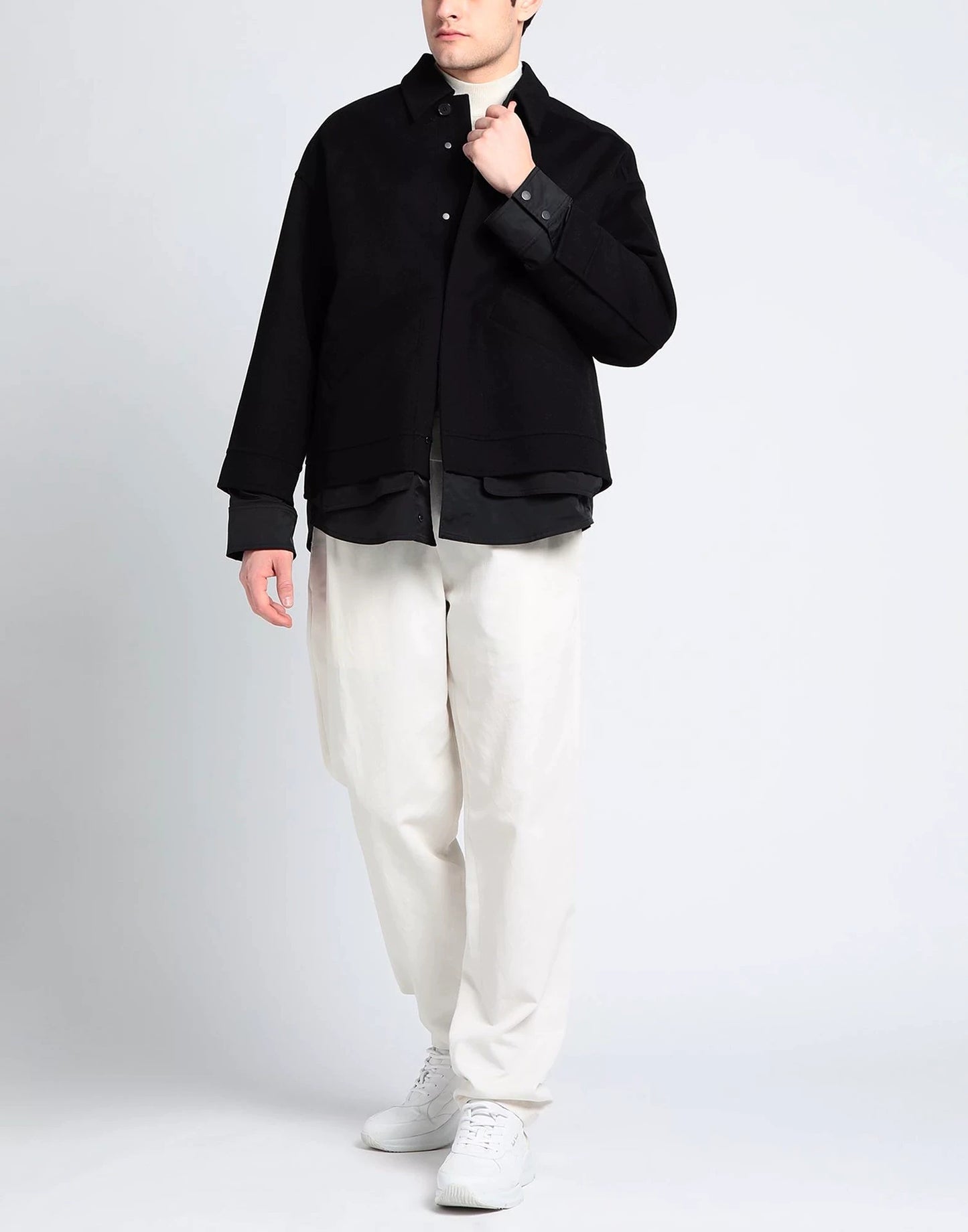 valentino oversized wool cashmere jacket