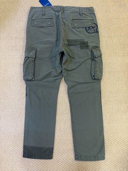 denim cargo pants by vanquish & fragment