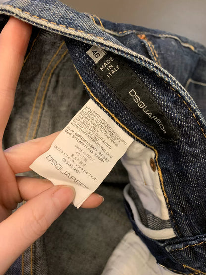 distressed dsquared2 denim jeans for men