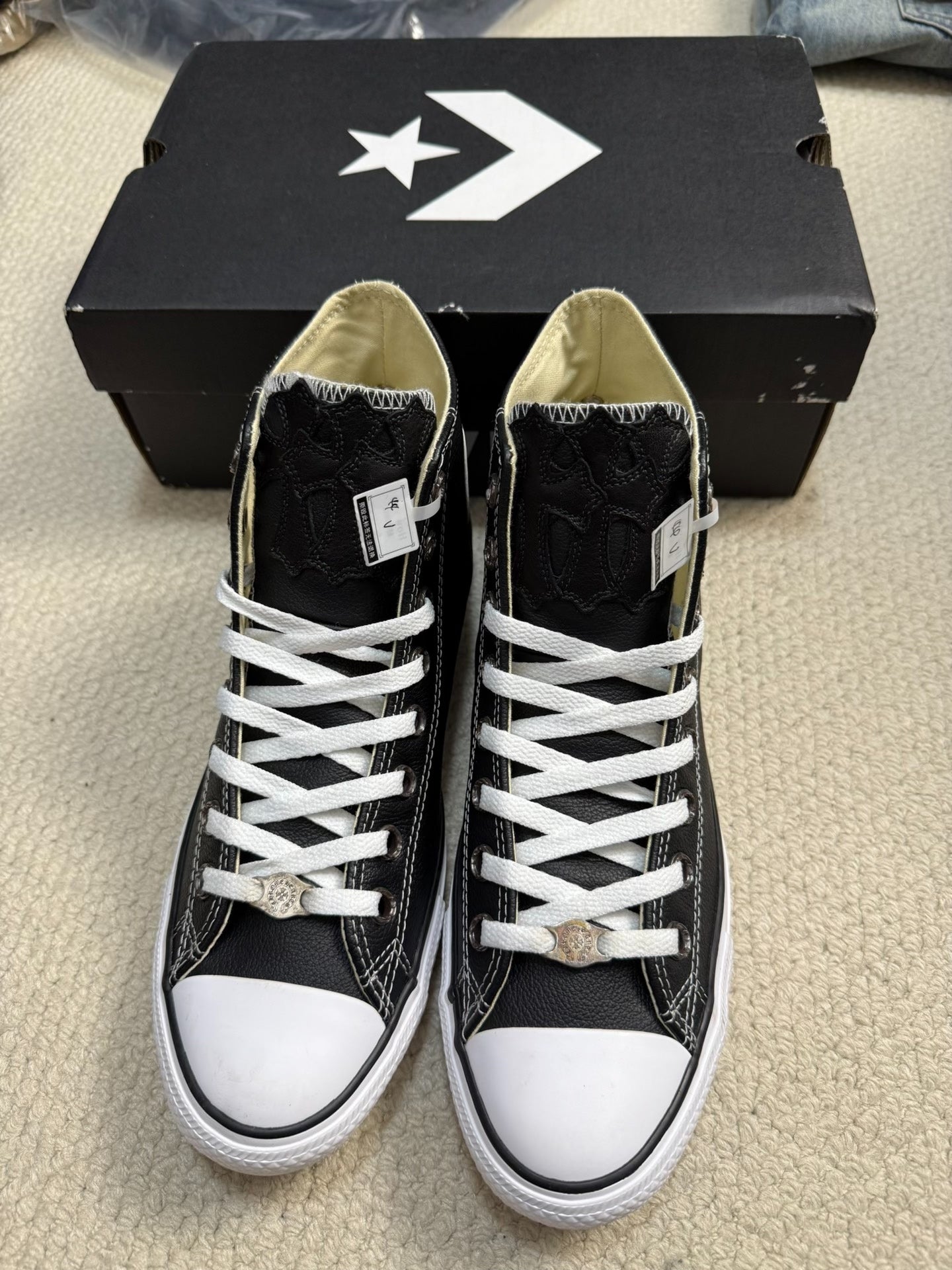 Chrome Hearts Converse Leather All Star