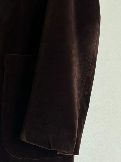 maison martin margiela velvet suit jacket