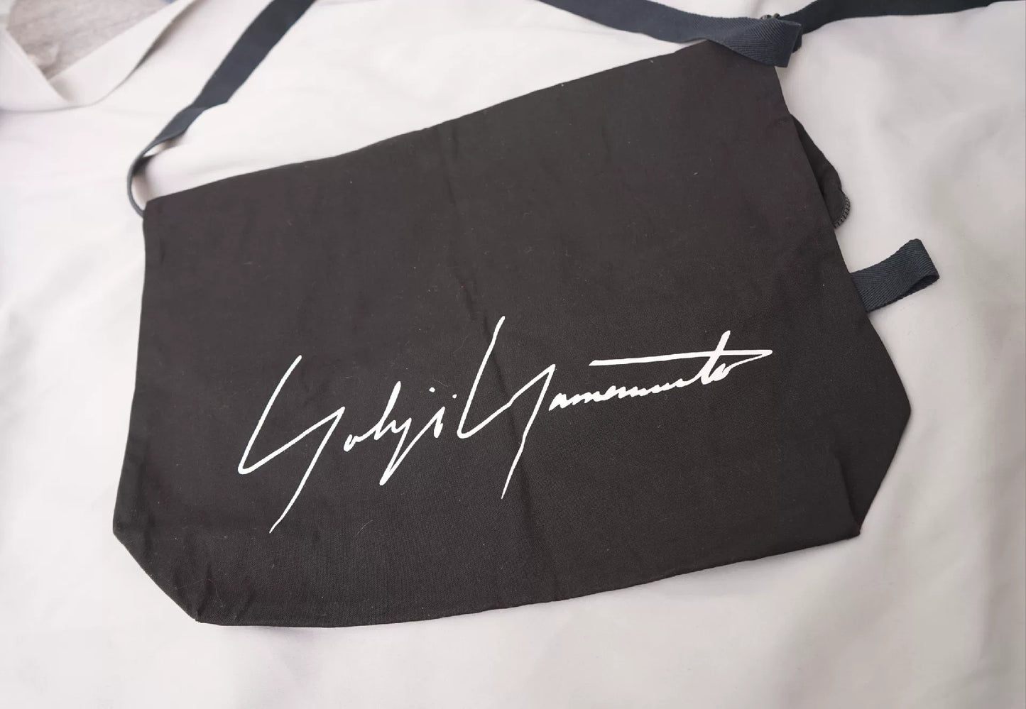 Yohji Yamamoto Signature Messenger Crossbody Bag