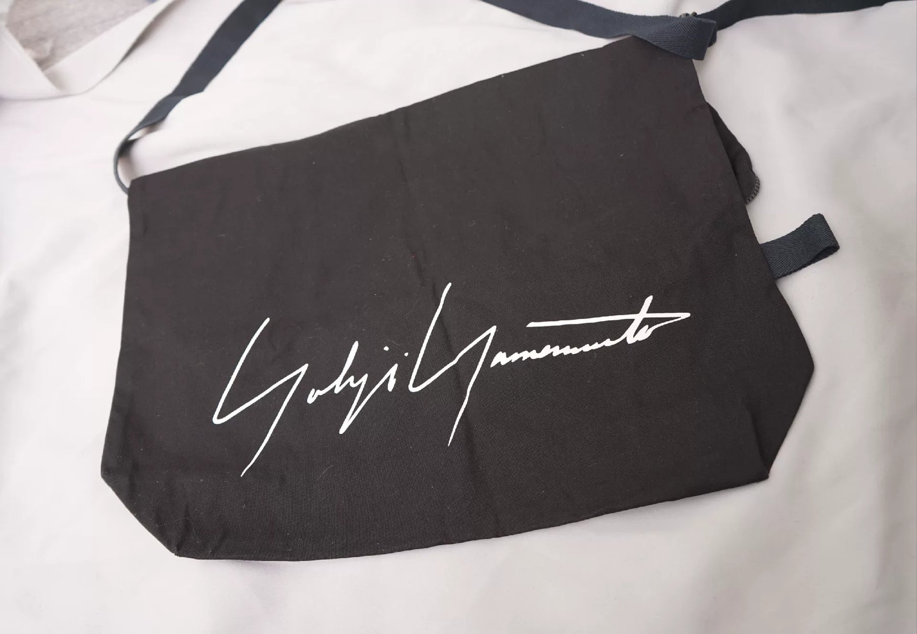 Yohji Yamamoto Signature Messenger Crossbody Bag