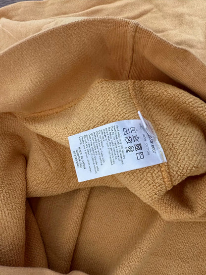 visvim amplus sb hoodie in mustard yellow