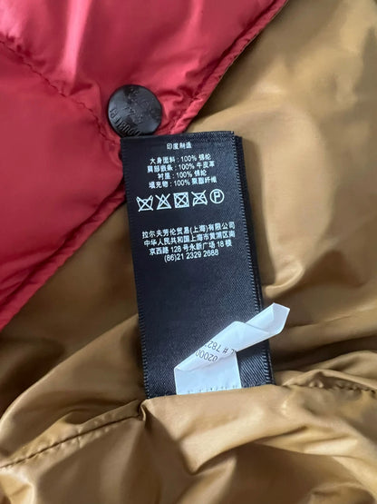 RRL Down Vest with Leather Details