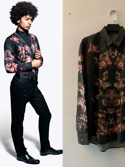 Alexander McQueen Floral Shirt F/W12 Collection