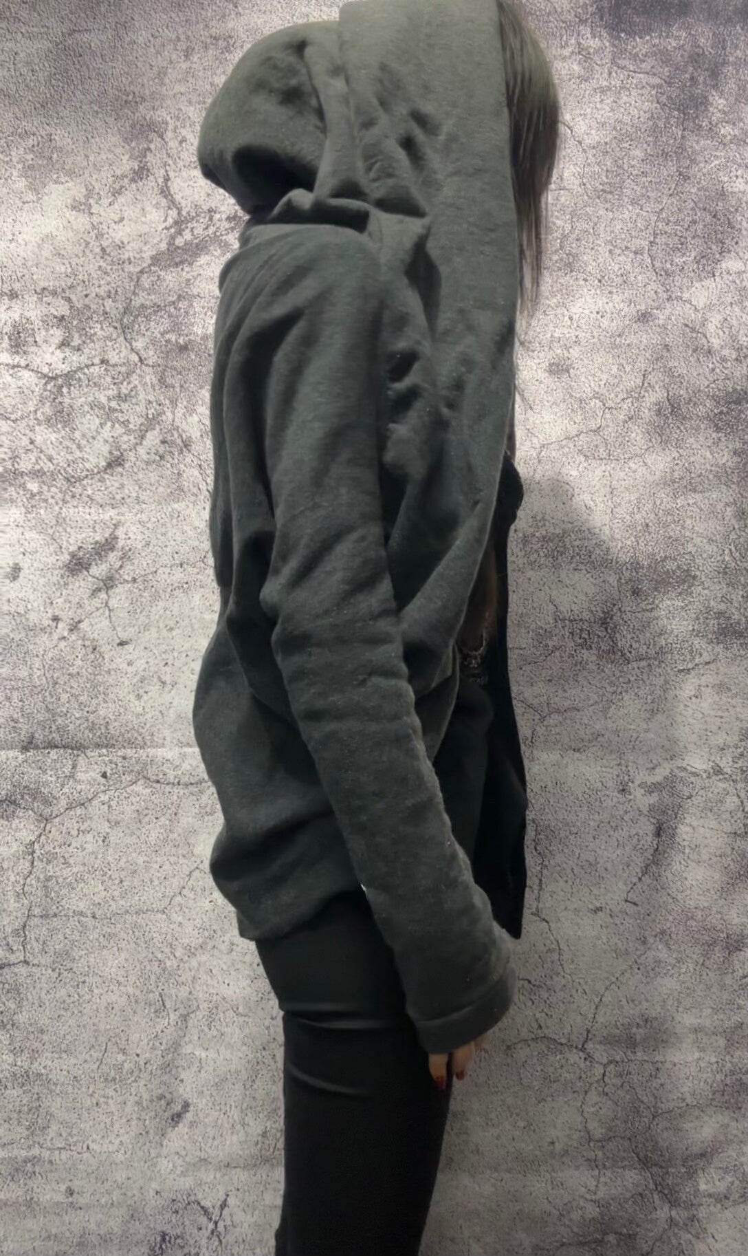 Yohji Yamamoto Oversized Hooded Coat
