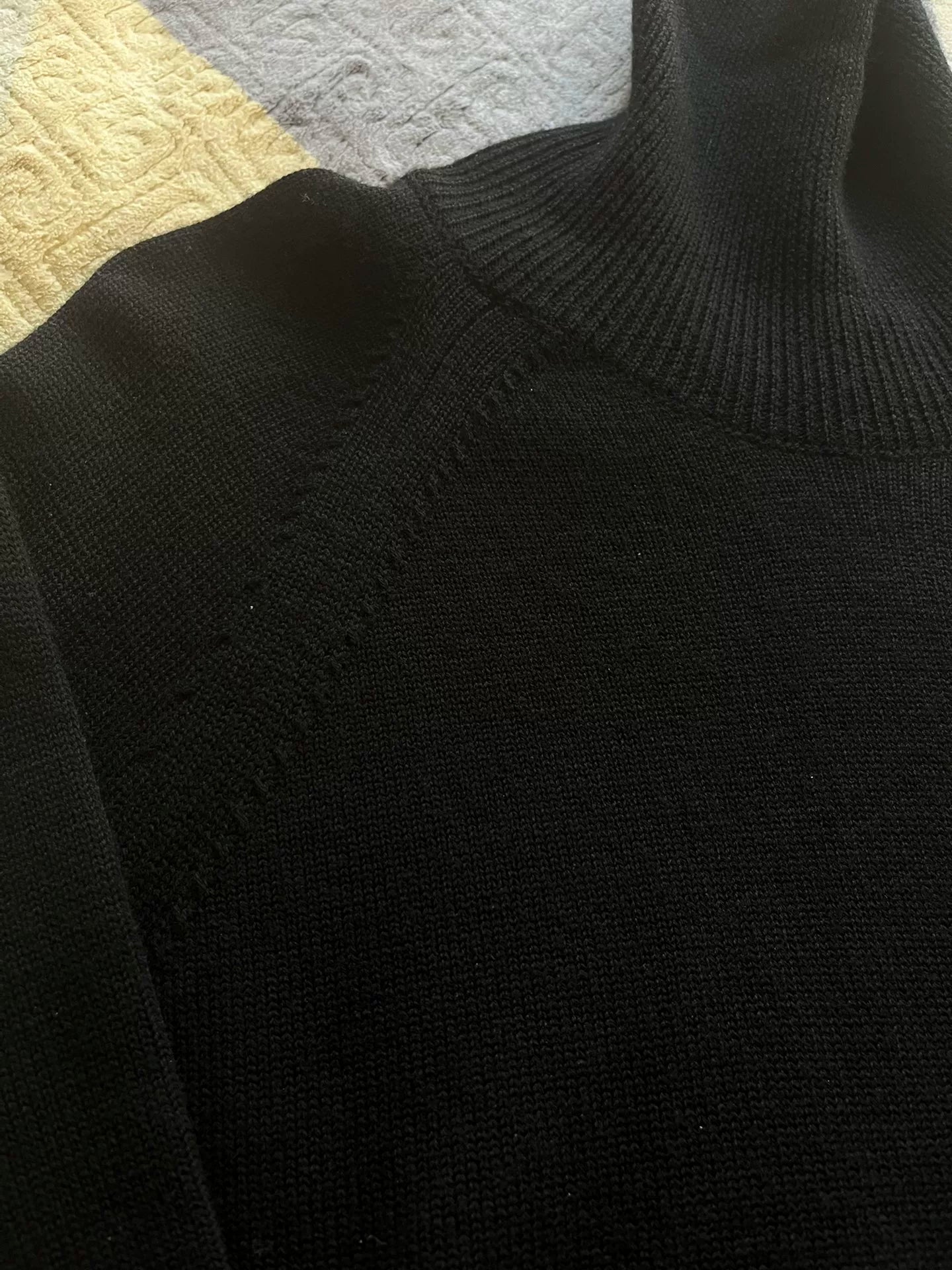 Saint Laurent Black Turtleneck Sweater