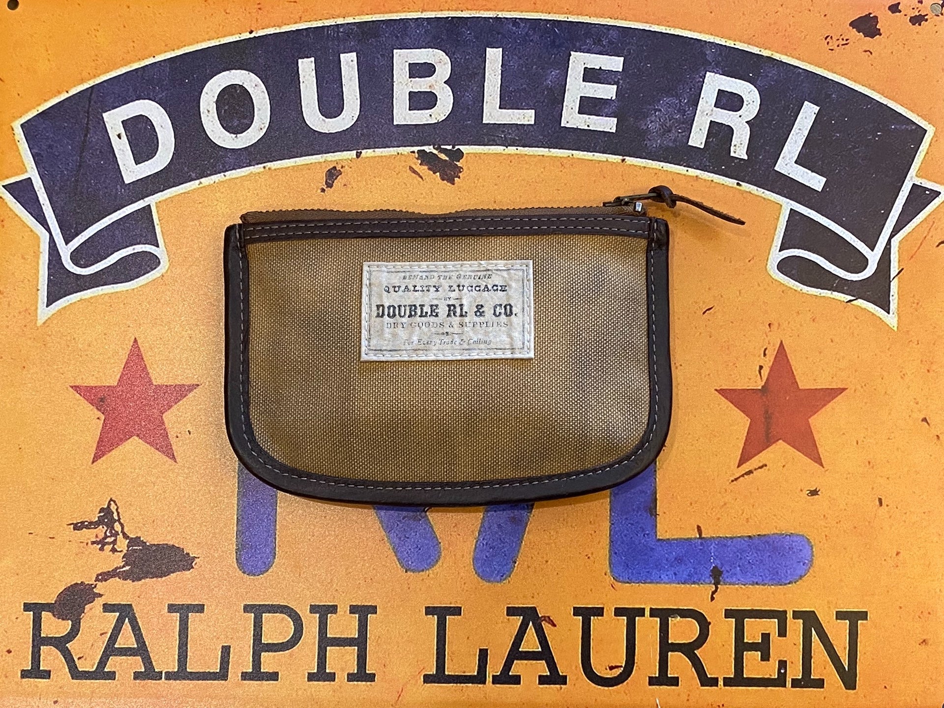 RRL Vintage Military Canvas Wallet