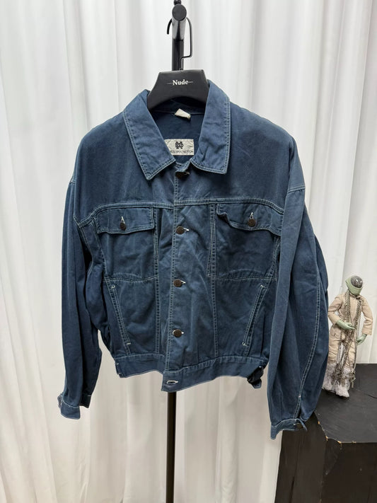 drapes van noten canvas oversized jacket