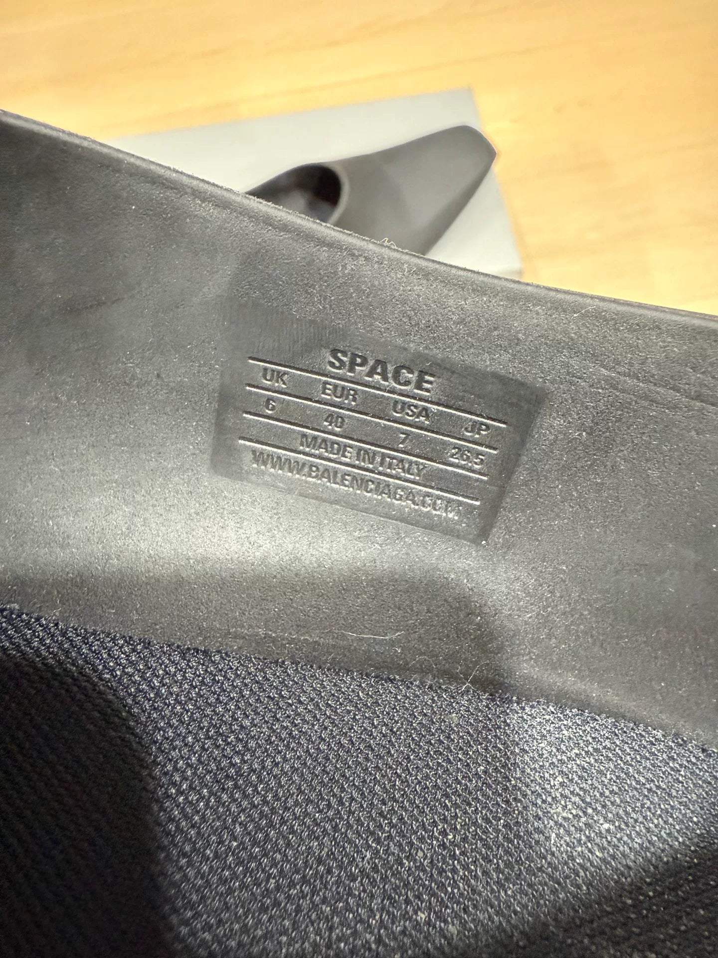balenciaga matte space shoes size 40