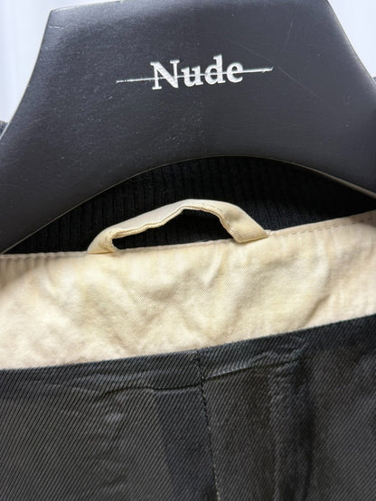 asymmetrical beige jacket size S