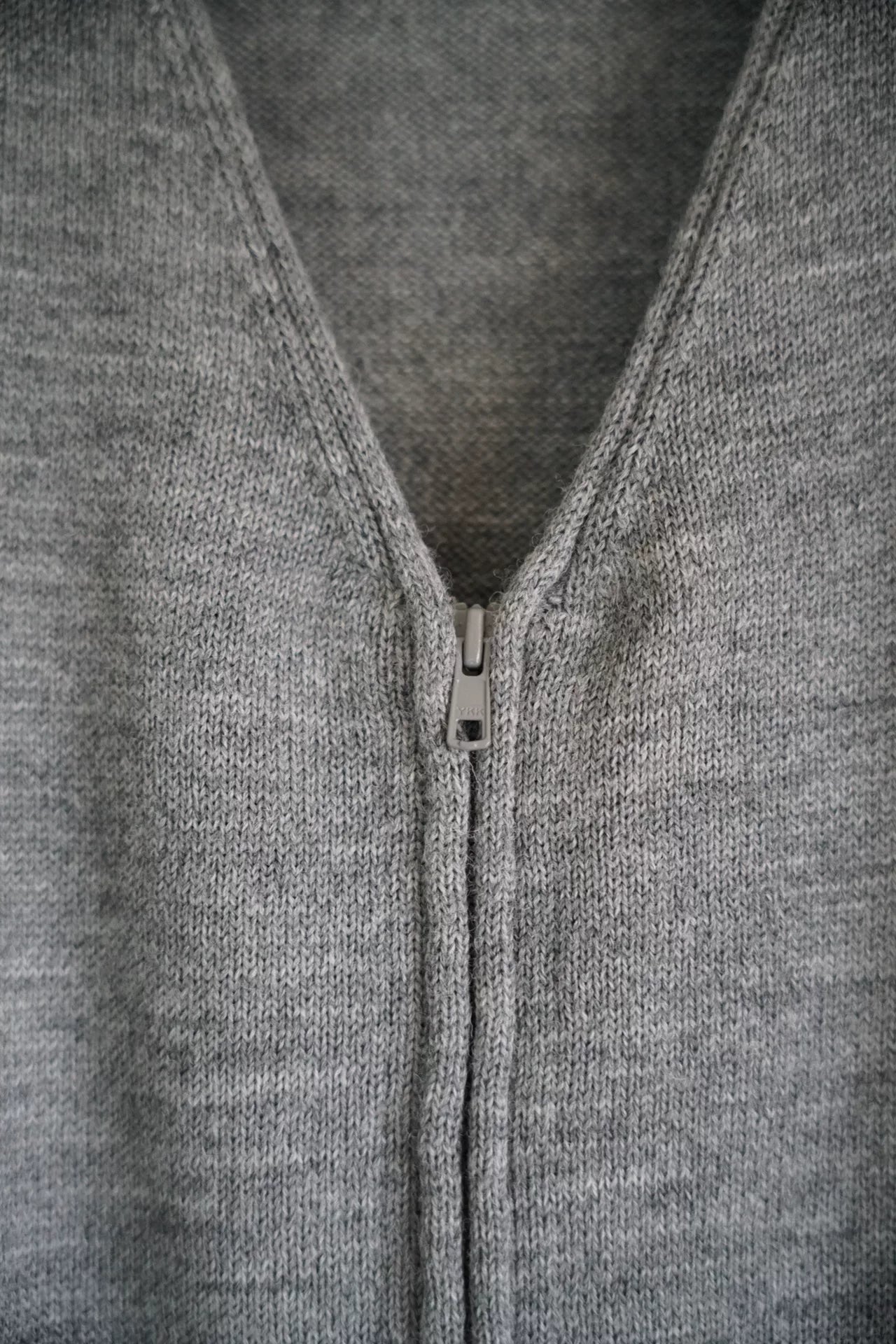 Yohji Yamamoto 06AW Green Zip Knit Sweater