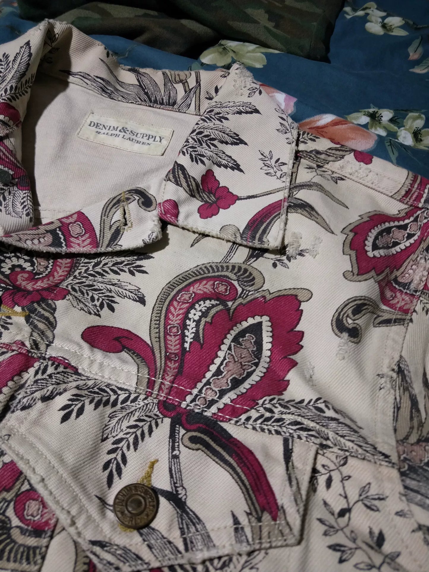 RRL Denim Supply Paisley Jacket