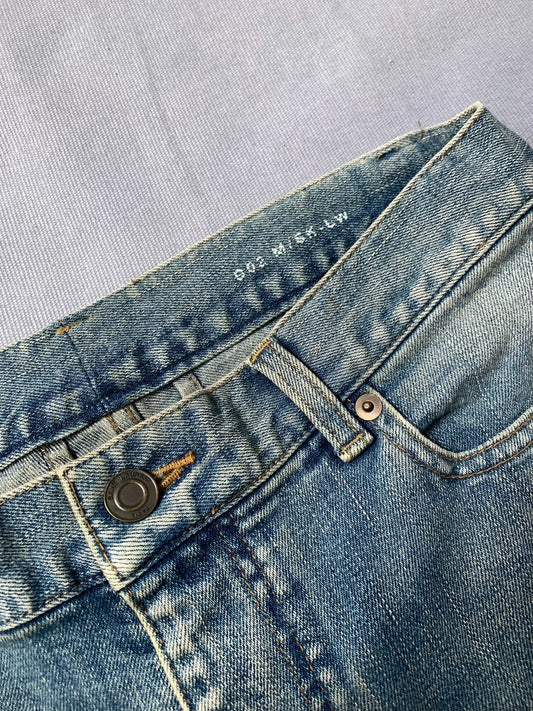 Saint Laurent Distressed Skinny Jeans