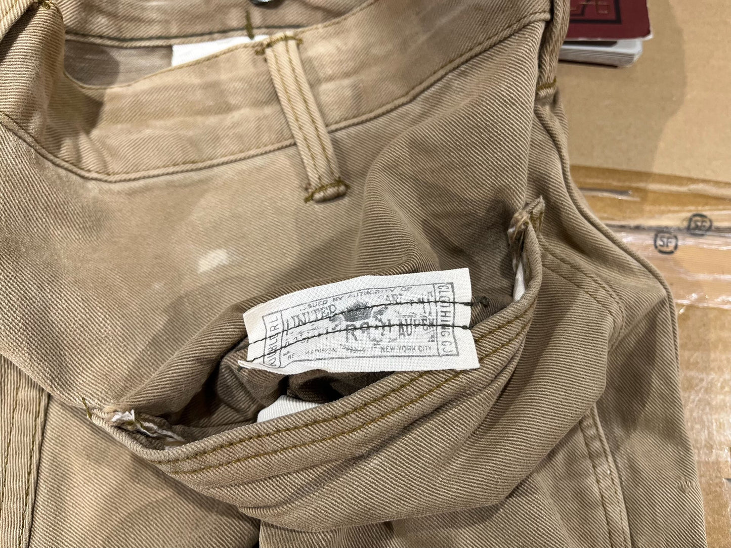 RRL Military Work Pants