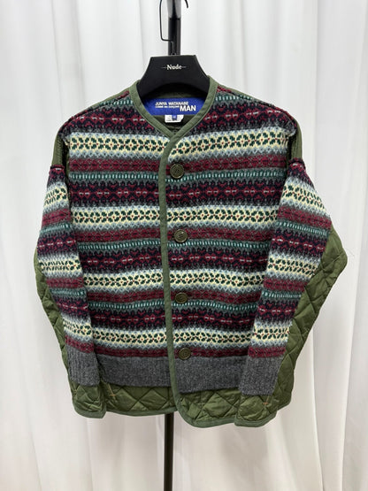 junya watanabe striped cotton jacket