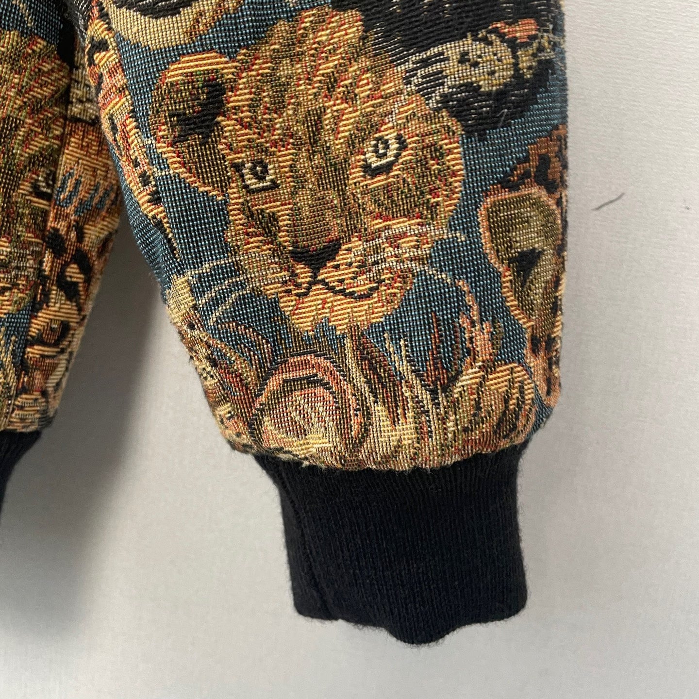 Saint Laurent Lion Cheetah Print Jacket