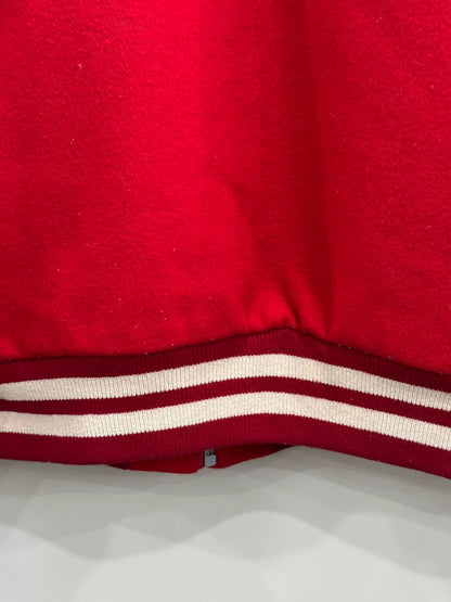 gucci wool baseball jacket with cat design