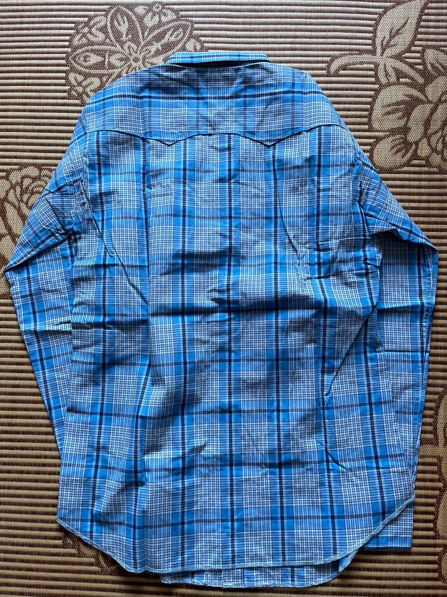 Levi's LVC Blue Plaid Long Sleeve Shirt