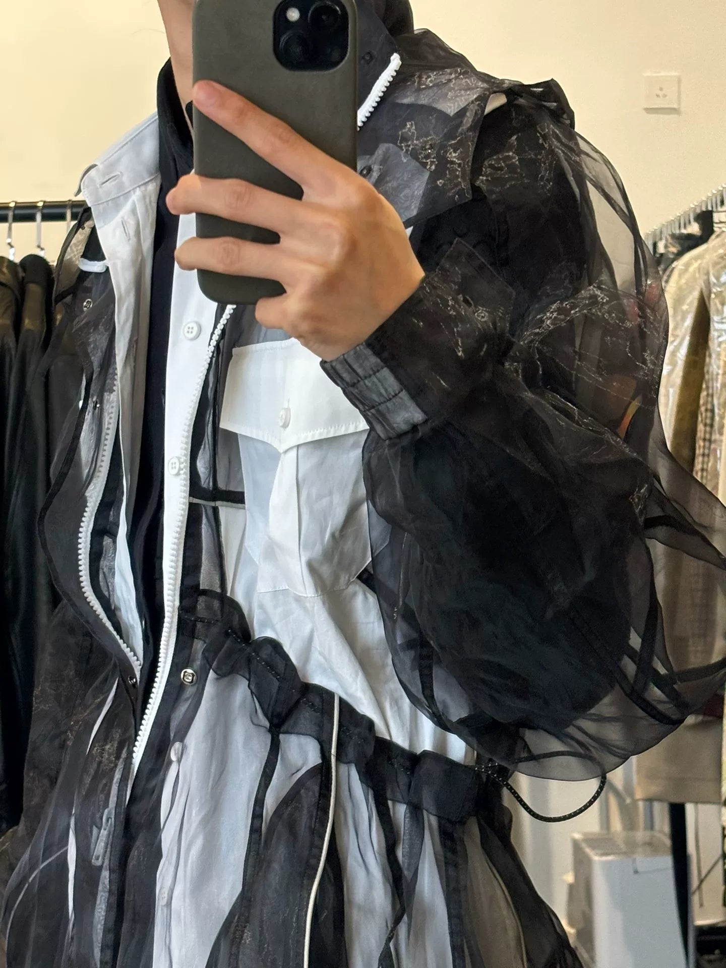 Maison Margiela Layered Mesh Shirt S/S19