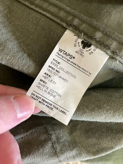 WTAPS 16AW HBT Washed Herringbone Shirt Jacket