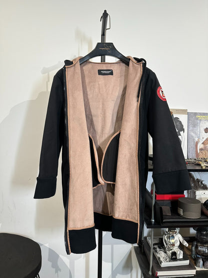 Undercover Jun Takahashi Mid-Length Patch Print Hooded Jacket