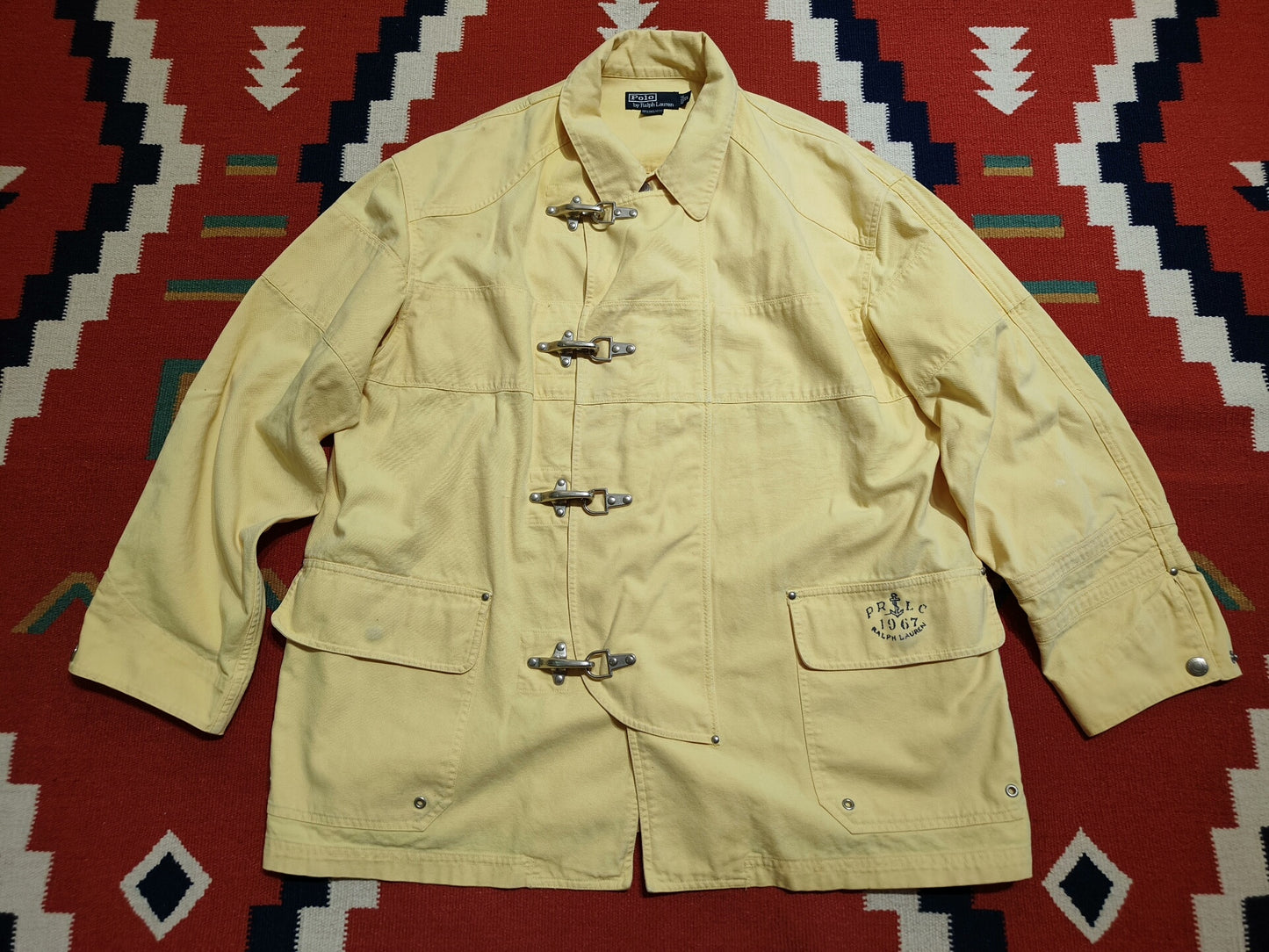 Vintage Polo Yellow Firefighter Jacket