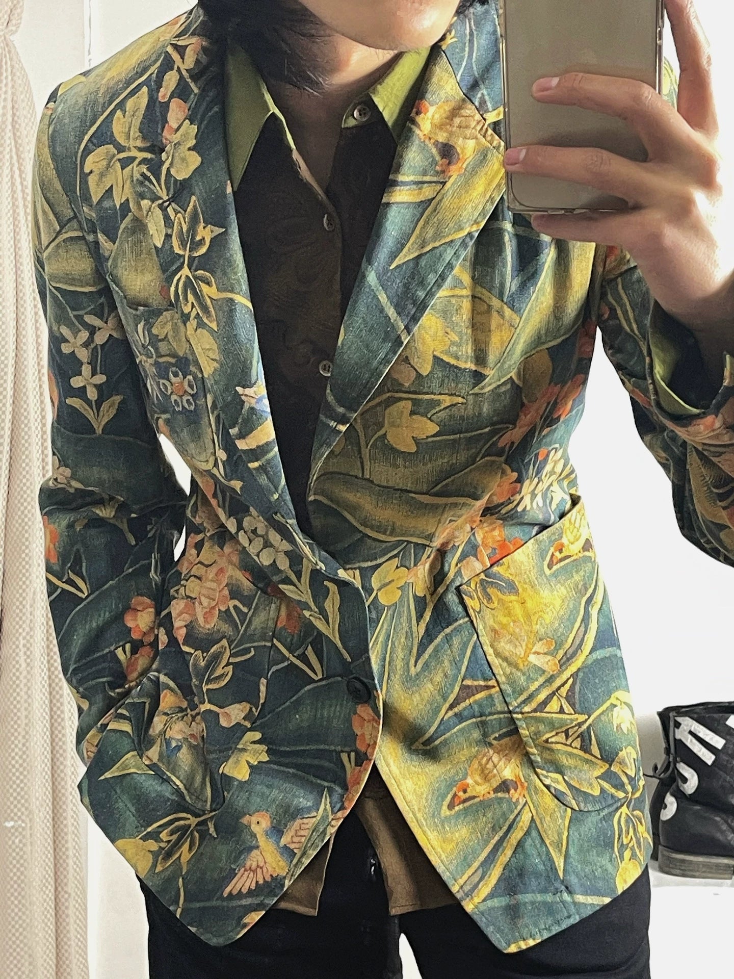 Dries Van Noten 17SS Floral Blazer
