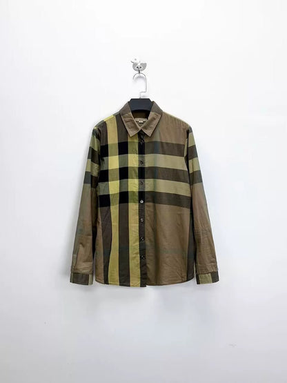 burberry classic check long sleeve shirt jacket