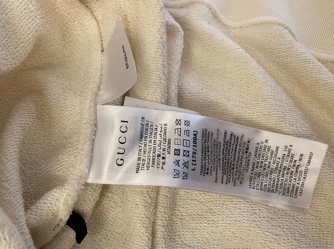 gucci doraemon hoodie in off-white color