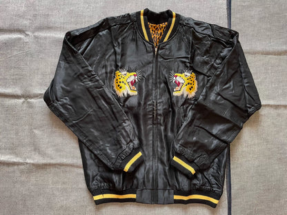 Toyo Beams Leopard Sukajan Embroidery Jacket