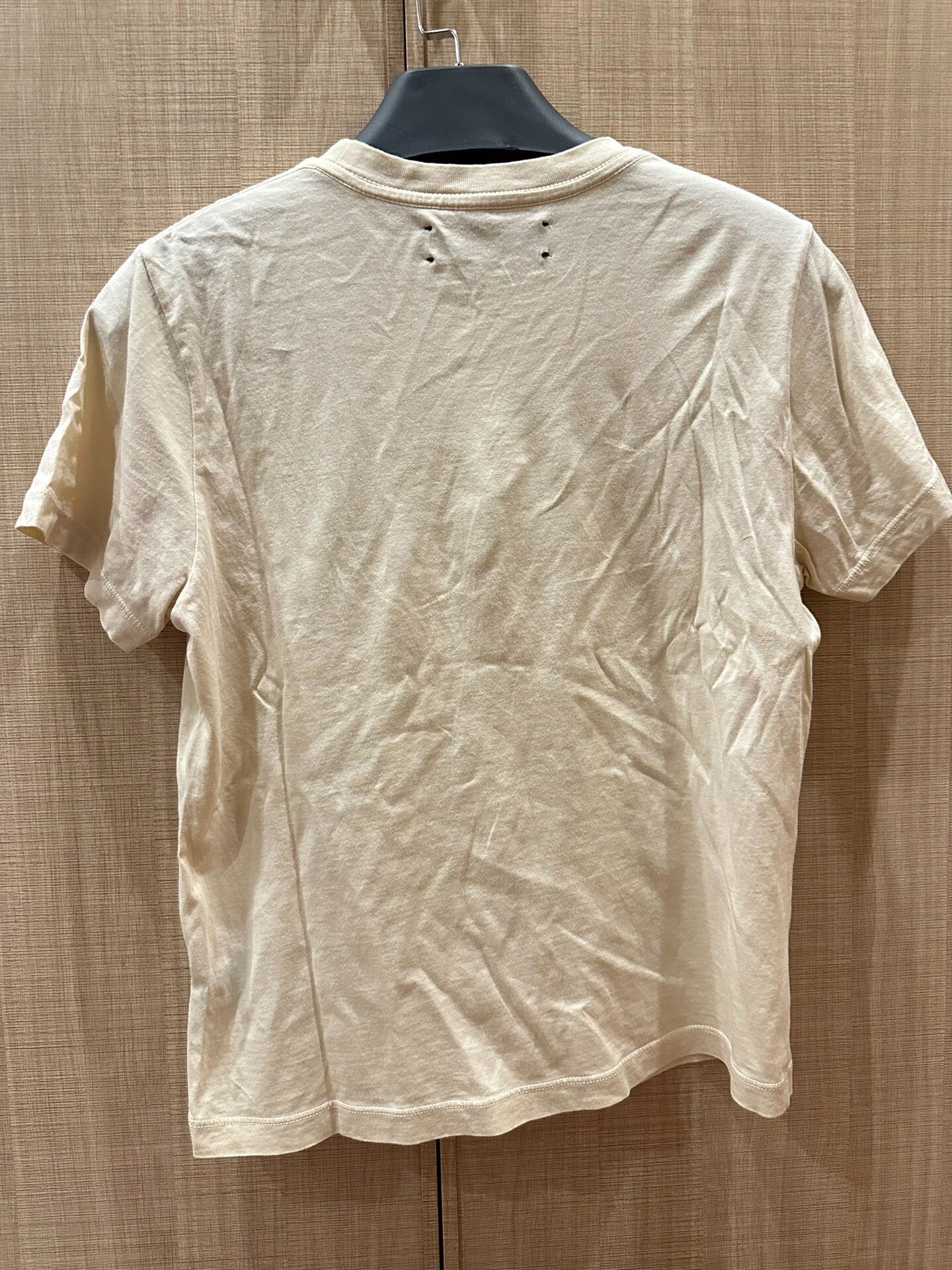 Amiri Beige Core Logo T-Shirt Size S