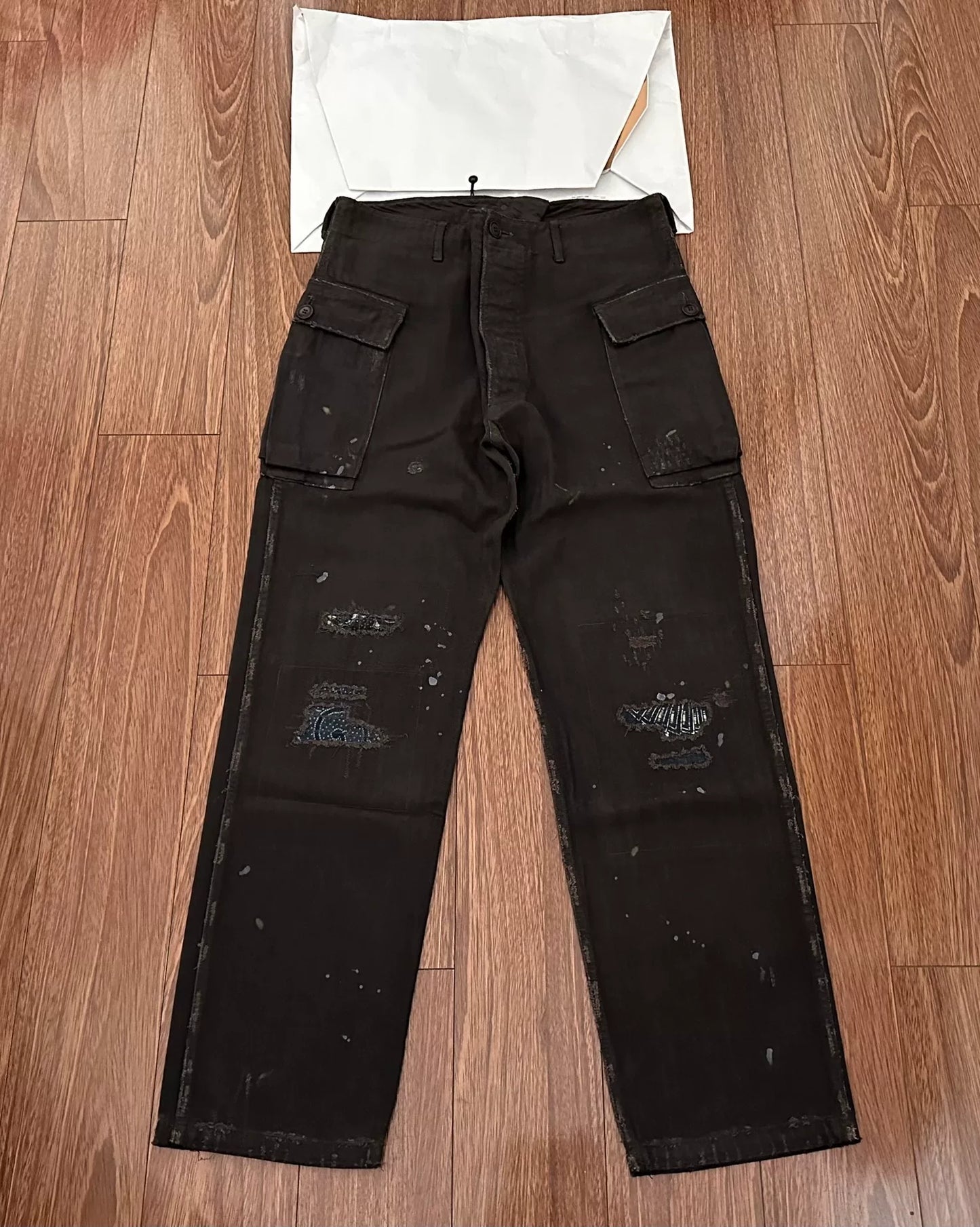 visvim veterans pants crash charcoal