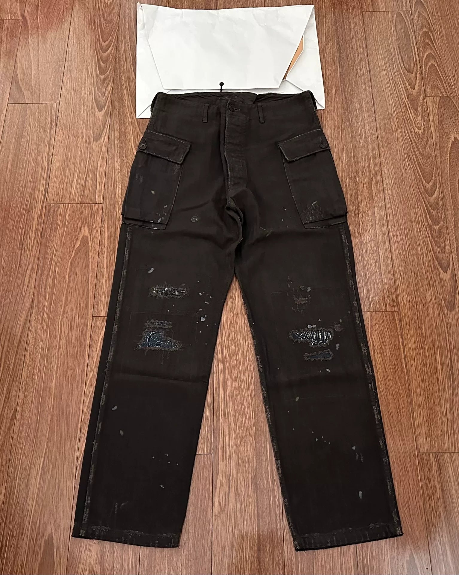 visvim veterans pants crash charcoal