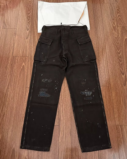 visvim veterans pants crash charcoal
