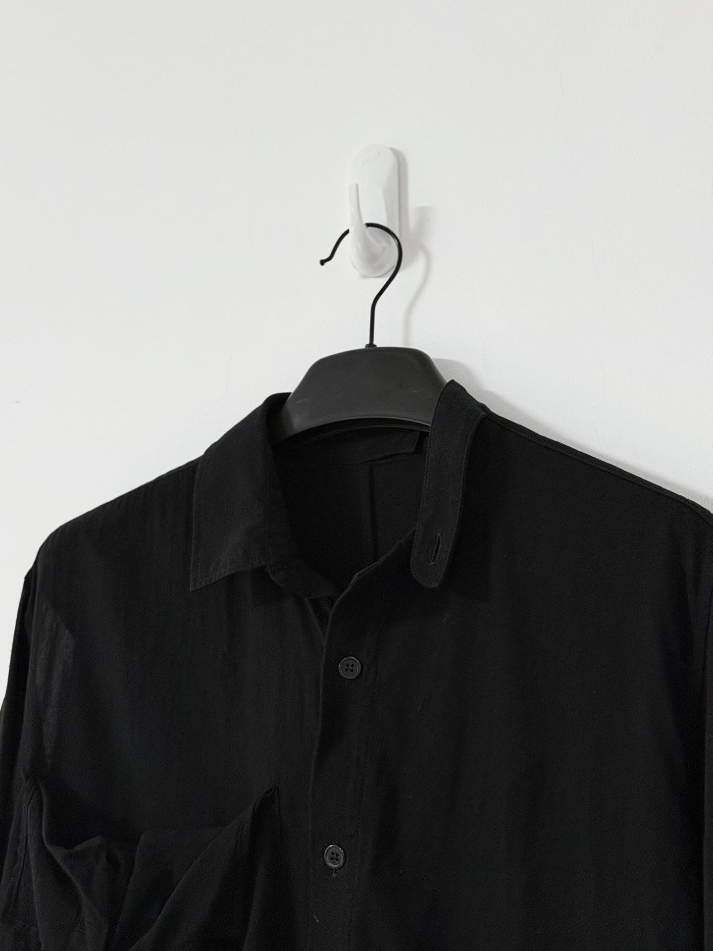 Yohji Yamamoto Deconstructed Asymmetric Long Shirt