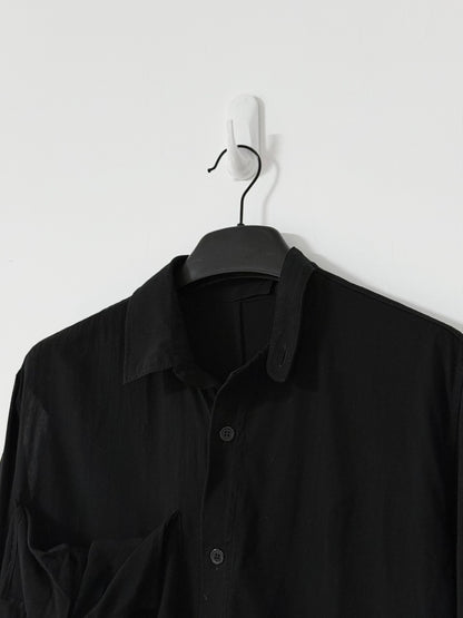Yohji Yamamoto Deconstructed Asymmetric Long Shirt
