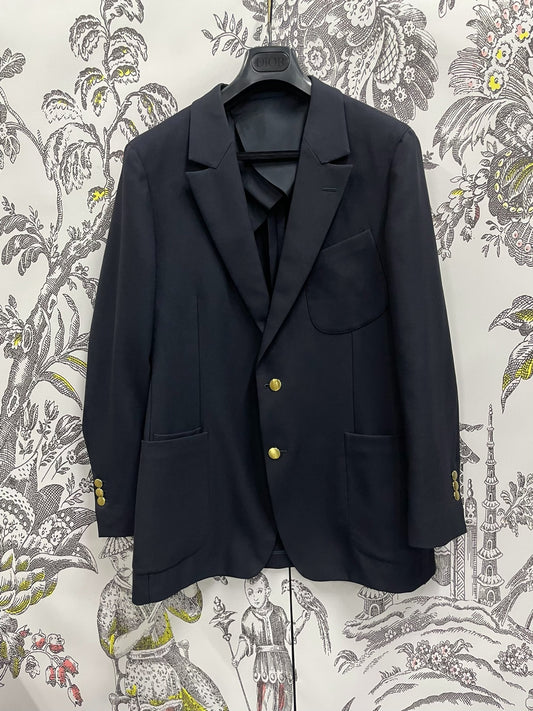 Saint Laurent Dark Blue Men's Blazer