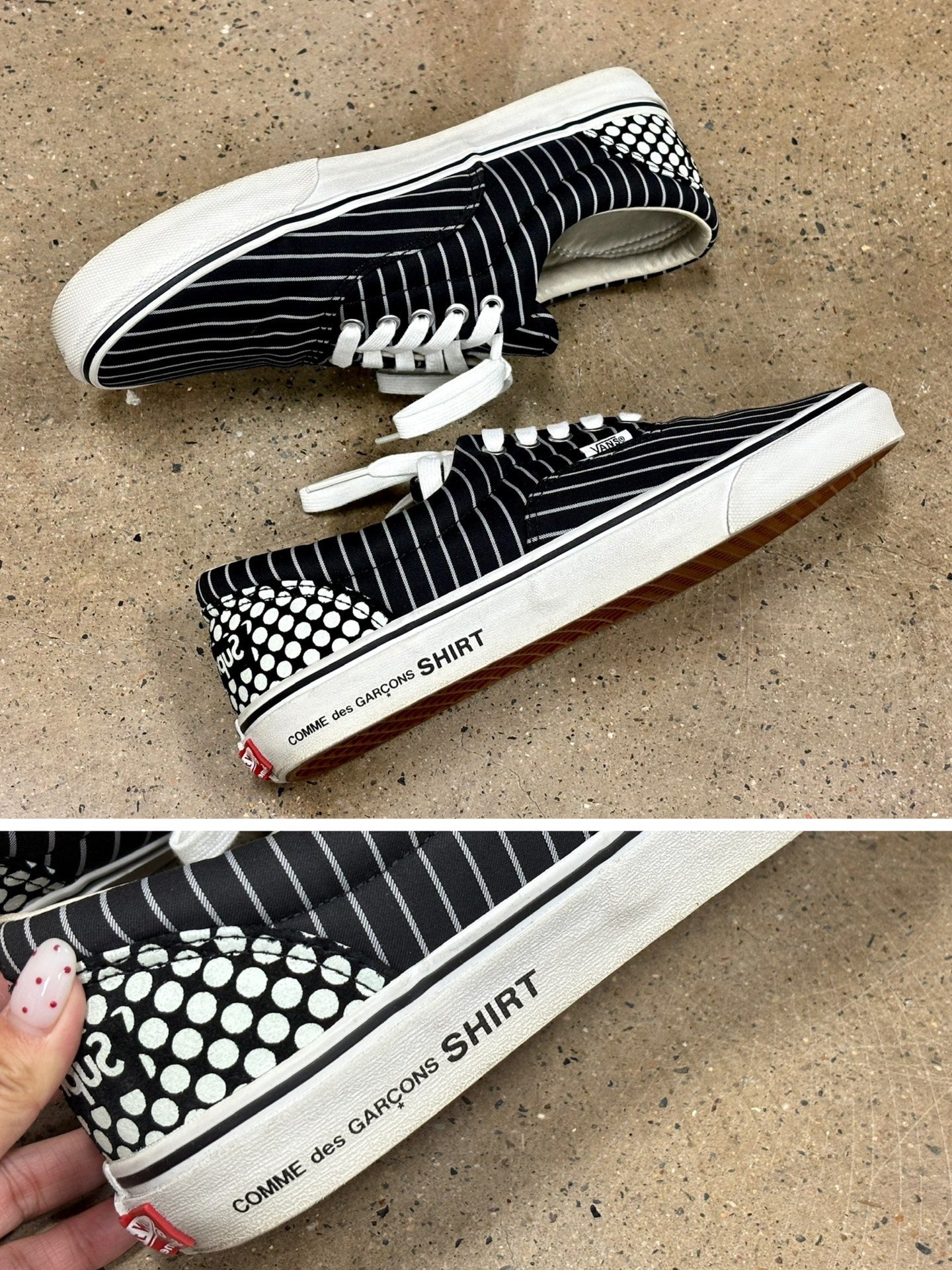 Supreme x CDG SHIRT x Vans Era