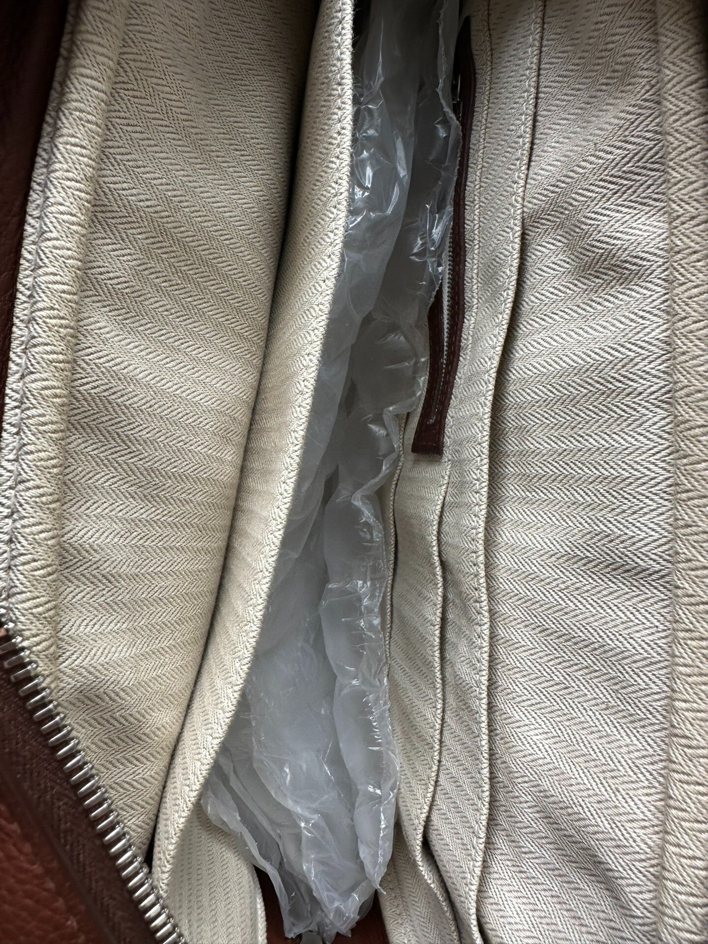 hermes brown leather briefcase in excellent condition